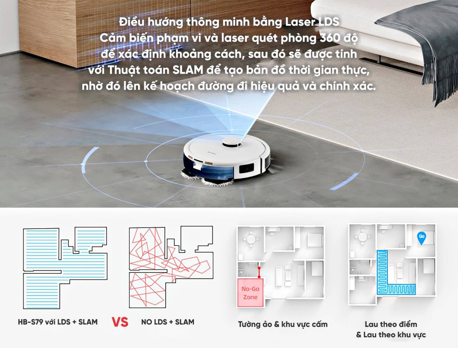 Robot hút bụi Hubert HBS-79 /Chi tiết sản phẩm 10